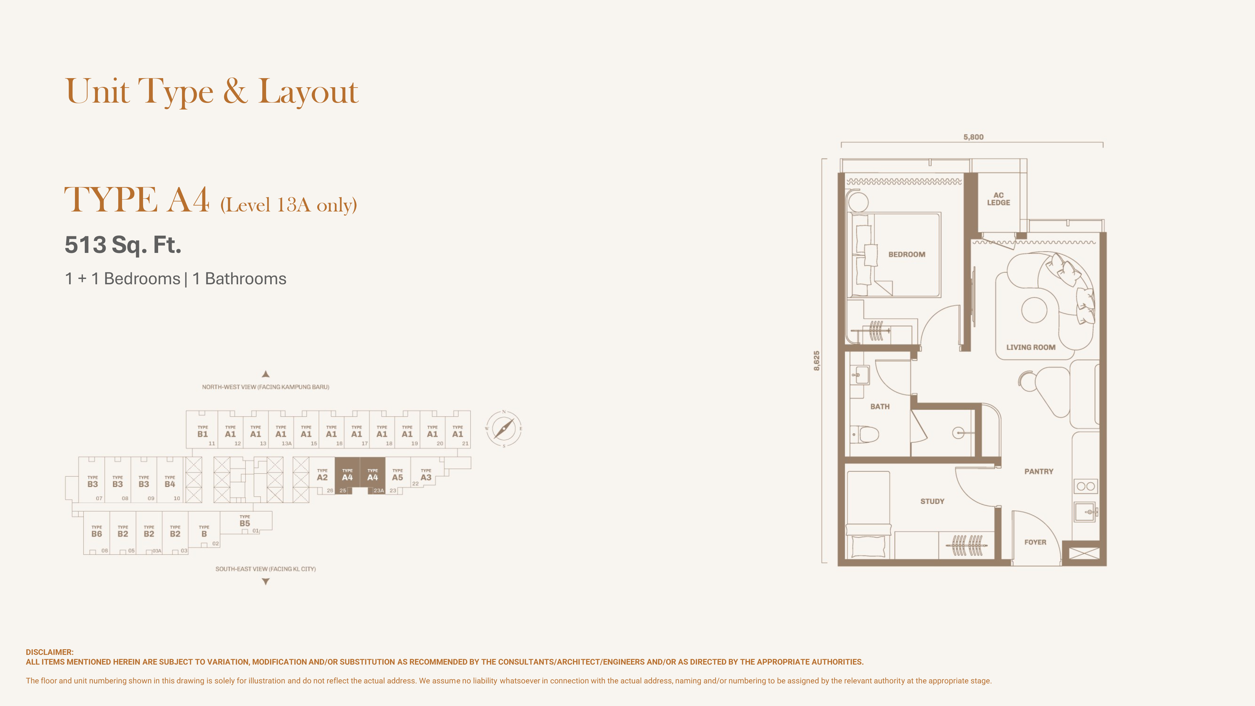 Type A4 Floor Plan